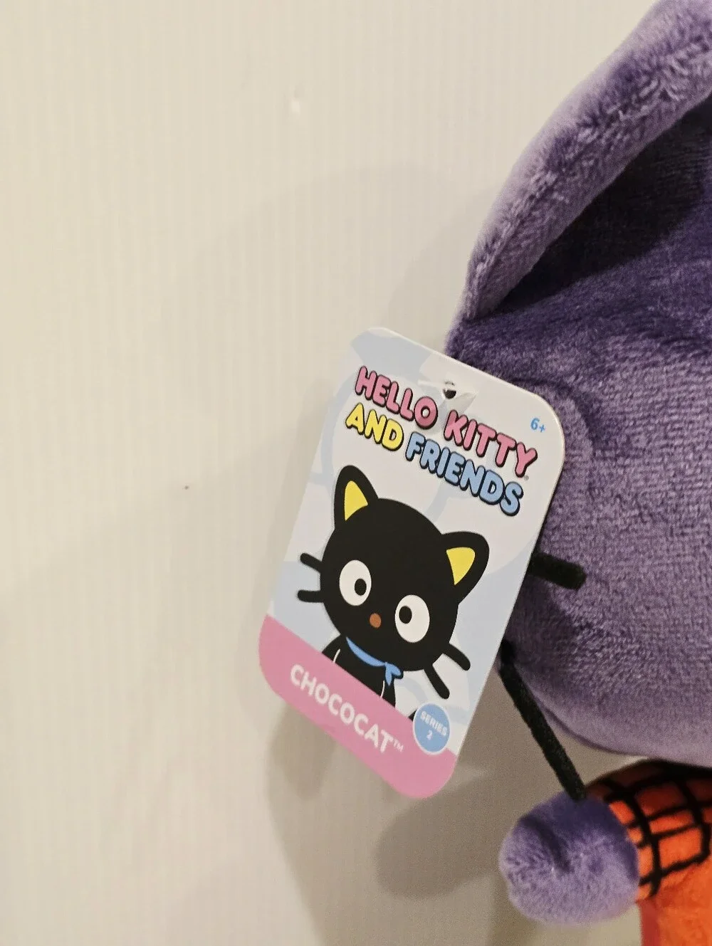 Chococat Purple Cat Fish Shirt Sanrio Stuffed Animal Plush New
